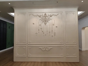 Moldura Decorativa de Poliuretano de Alta Calidad OR-7237SET, Cornisa Moderna para Pared y Techo, Adorno Floral - Product Image 5