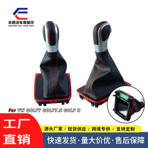 Palanca de cambios LED para Volkswagen Golf 77.5R, transmisión automática, cuero rojo, diseño ergonómico - Product Image 2