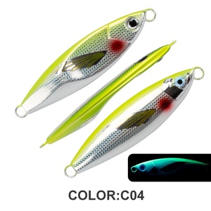 Leurre de pêche en fer de style japonais DUBSTEP pour lancer longue distance, à coulée lente, ailé, imitation poisson, pour la pêche au maquereau espagnol en mer - Product Image 5
