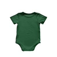 Combinaisons pour bébé d'été, barboteuse à manches courtes pour nourrissons, 260 grammes de fibre de bambou, robe pour enfants, décontractée, personnalisable pour 0-2T