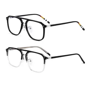 光学眼镜女性醋酸纤维材料水晶眼镜架近视支撑处方镜片复古眼镜98801