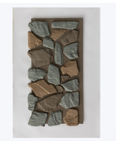 Faux Château Pierre 3d Pu Pierre Panneau Mural Anti-Pollution Recyclable ECO Matériel pour Villa Jardin Usine Approvisionnement Direct En Gros