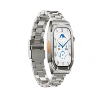 Montre connectée Z17 Max Ultra avec écran tactile IPS, bracelet en acier, suivi de la forme physique et du sommeil, charge sans fil