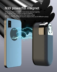 Mini support magnétique pour téléphone NFC 5W Batterie longue durée 1600mah Haut-parleur sans fil Bluetooth portable TWS - Product Image 4