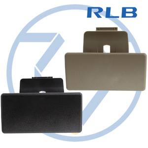 Manija para la guantera RLB para Hummer H3 10391626 10391625, caja de almacenamiento frontal de plástico en negro y caqui oscuro - Product Image 1
