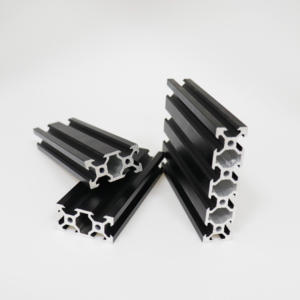 工場DIYフレーム シルバーブラックアルマイト仕上げ メール仕上げ アルミプロファイル <span class=keywords><strong>20</strong></span> <span class=keywords><strong>X</strong></span> 80 アルミ押出材 - Product Image 3