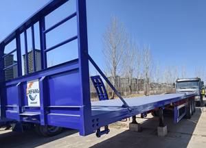 Semirremolque plataforma contenedor de bajo precio para la venta remolque plataforma contenedor remolque - Product Image 5