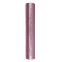 Prensa térmica de TPU colorida con purpurina rosa, vinilo, fácil de planchar, transferencia de calor para ropa, película cortadora de plotter de alta temperatura