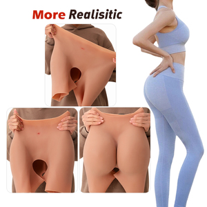 Bragas de <span class=keywords><strong>bikini</strong></span> de silicona discretas <span class=keywords><strong>para</strong></span> levantamiento de glúteos instantáneo, ropa moldeadora de cuerpo de mujer ecológica transpirable sin costuras - Product Image 6