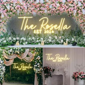 Letreros de Neón LED Personalizados para el Hogar, Centros Comerciales, Bodas, Fiestas de Cumpleaños - Decoración de Pared con Atenuación Gradual, Resistente al Agua IPX3, Regalo - Product Image 3