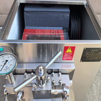 Nieuwe Huatai 304 hogedruk homogenisator voor verse melk, fruitsap, sojamelk en batch voedselverwerkingsmachine