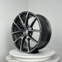 Jantes multi-rayons noir brillant 5x112 5x120 PCD 18 19 20 pouces ET25-40 en alliage pour BMW Benz Audi Volkswagen Land Rover Porsche
