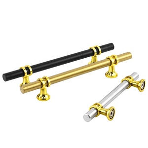 Winstar Modern Stainless Steel T-Bar Kitchen Cabinet Handle <strong>Gold</strong> <strong>Drawer</strong> <strong>Pulls</strong> and Knobs for Dresser Bedroom Bathroom Furniture - Product Image 4