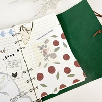 Coffret Cadeau Carnet de Voyage Style Vintage 2026 avec Accessoires Dorés