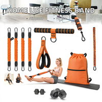 Bande de Résistance Durable en TPE pour Sit-up avec Poignées en Tube de Latex Épaissi, Aide Multifonctionnelle pour Sit-up