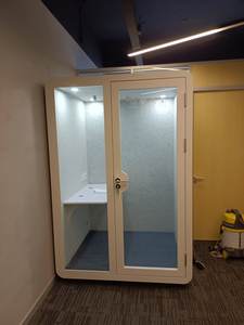 Studio d'enregistrement moderne, salle acoustique insonorisée, espace de réunion pour l'enregistrement en direct, <span class=keywords><strong>cabine</strong></span> insonorisée, <span class=keywords><strong>cabine</strong></span> d'enregistrement - Product Image 4