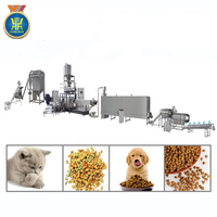 Machine automatique de fabrication de croquettes pour chiens de haute qualité, extrudeuse, ligne de production d'aliments secs pour chats, animaux de compagnie et poissons