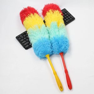 Plumeau en microfibre quatre couleurs flexible et sans perte de fibres pour le nettoyage domestique et le dépoussiérage - Product Image 4