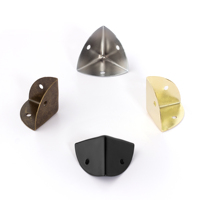 Protecteur d'angle anti-collision en métal de 1 pouce Protecteur d'angle de boîte à bijoux vintage en fer Protecteurs d'angle pour table, boîtes