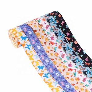 Ruban gros-grain écologique imprimé à motifs floraux et de personnages, <span class=keywords><strong>color</strong></span>é, pour emballage cadeau, collection printemps-été, de la marque MSD Factory - Product Image 2