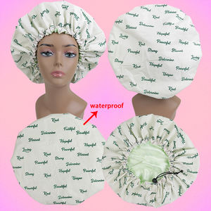 <span class=keywords><strong>Bonnet</strong></span> de douche réutilisable avec logo personnalisé, bande élastique, <span class=keywords><strong>bonnet</strong></span> de <span class=keywords><strong>bain</strong></span> imperméable pour femmes, accessoires de <span class=keywords><strong>bain</strong></span> lavables, personnalisable pour les cheveux - Product Image 1