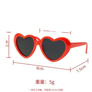 Factory Direct supply dog pet glasses cute pet Christmas funny glasses heart cat sunglasses pet supplies wholesale