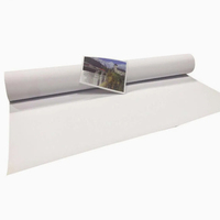 Rouleau de toile polyester 100 g/m² finition mate imperméable pour impression jet d'encre, prix usine, pour les entreprises de signalétique mondiale