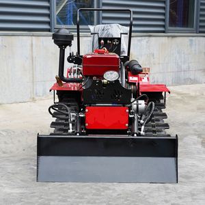 35HP Changfa 4WD Ride-On Crawler Diesel <b>Rotary</b> Tiller Tractor Compact Mini Farm <b>Machine</b> for Greenhouses Orchards & Narrow Fields - Product Image 3