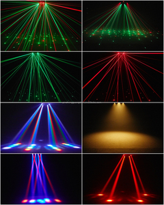 Lumière de tête mobile à double tête 80W, effet de faisceau <span class=keywords><strong>LED</strong></span> RGBW DMX512 pour DJ, performance, fête, événement - Product Image 5