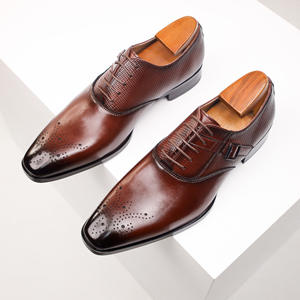 Zapatos Formales de Negocios de Cuero Clásico para Hombre con Cordones - Zapatos Oxford de Vestir para Oficina y Bodas - Product Image 6