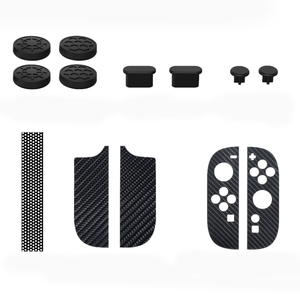Full Kit Protection Set for <strong>Nintendo</strong> <strong>Switch</strong> 2 Silicone Thumb Grips Dust <strong>Plugs</strong> Left Right Controller Stickers - Product Image 5