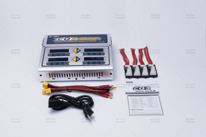 เครื่องชาร์จแบตเตอรี่ EV-PEAK C Series CQ3 F0308 10A 4*100W 110-240V 4 ช่อง สำหรับแบตเตอรี่ LiPo/Li-Ion (1-6 ก้อน) ขายดี - Product Image 2