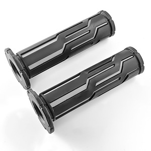 Qiangye <b>Motorcycle</b> Handlebar <b>Grips</b> 6 Inch Black Silver Red Gold Blue Universal Modification Parts Unique Appearance - Product Image 2