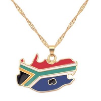 Collier de drapeau souvenir Érythrée Afghanistan Haïtien Israël design personnalisé en gros