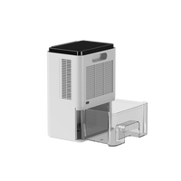 Déshumidificateur Portable Eurgeen 2500ML 2-en-1 Sèche-Air Silencieux Petit Absorbeur d'Humidité 7 Veilleuses d'Ambiance pour la Maison