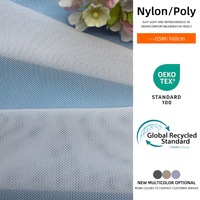 Tissu en maille blanc 100 g/m² extensible ajouré 82 % nylon + 18 % élasthanne pour sous-vêtements et caleçons sexy
