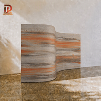 Panneau mural en porcelaine souple de 3 mm, revêtement mural flexible MCM pour la décoration intérieure et extérieure
