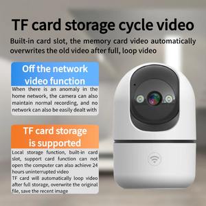 Kamera Keamanan Rumah Nirkabel TYSH Wifi 3mp Deteksi Manusia Dalam Ruangan Panggilan Satu Klik Pintar Monitor Bayi Kamera Jaringan - Product Image 4