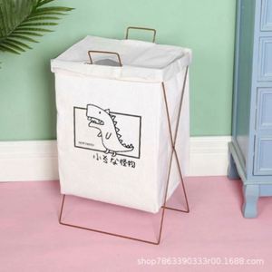 Bathroom Modern Design Laundry Folding Dirty Clothes Storage Basket Durable Non-Woven Fabric - Product Image 4
