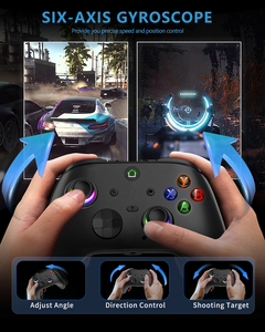 Gamepad Wireless RGB per Switch OLED/LITE/PC, Design Ergonomico, Giroscopio a Sei Assi, <span class=keywords><strong>Controller</strong></span> Programmabile con Turbo - Product Image 4