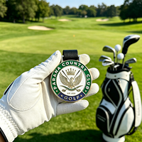Étiquettes de sac de golf personnalisées économiques sablée, accessoires de golf