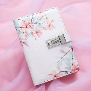 Carnet personnel secret en cuir PU A5 2026, journal relié rigide avec serrure à code, classeur budgétaire pour l'école ou en cadeau - Product Image 3