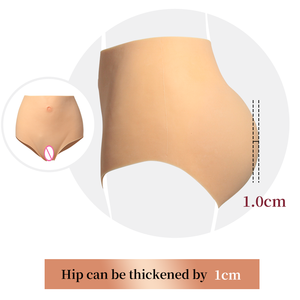 Calcinhas de Silicone de Cintura Alta com <span class=keywords><strong>Vagina</strong></span> Falsa, <span class=keywords><strong>Vagina</strong></span> Artificial para Transvestidos, Pode Ser Inserida para Homens CD que se Vestem de Mulheres - Product Image 2