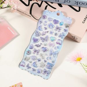 Pegatinas de Cristal en Relieve 3D Populares, Pegatinas Redondas Decorativas Educativas Hechas a Mano para Niños, Resistentes al Agua y Ecológicas - Product Image 1