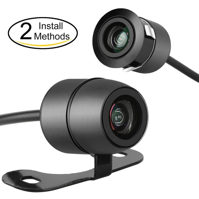 170 Degree Wide View Angle Universal Car Front/Side/Rear View Camera 2 Installation Removable Guildlines Reverse Backup Camera