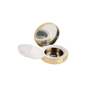 Boîte de maquillage ronde en plastique avec logo personnalisé emballage de fond de teint coussin de crèmes en Bb Cc coussin d'air conteneur vide avec miroir