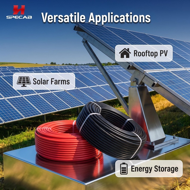 AD8 Submersible Solar Cable 4mm 6mm H1Z2Z2-K for Floating PV Project in Vietnam Thailand High Humidity Resistant PV Wire