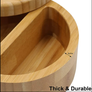 กล่องไม้ไผ่ใส่<span class=keywords><strong>เกลือ</strong></span>พริกไทยและ<span class=keywords><strong>เกลือ</strong></span>ใส่เกลือที่เก็บเกลือพร้อมฝาแม่เหล็กสำหรับเก็บกล่อง<span class=keywords><strong>เกลือ</strong></span>ไม้แห้ง - Product Image 4
