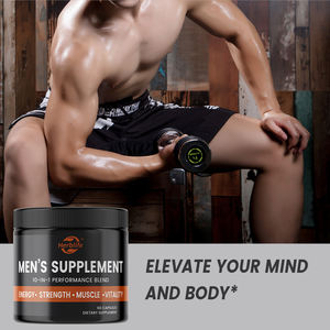 Suplemento de Vitalidad Masculina de Marca Privada OEM, Fuerza Natural, Energía y Desarrollo Muscular con Shilajit, Ashwagandha y Saw Palmetto - Product Image 4