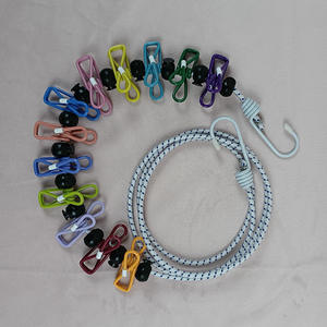 Corde à <span class=keywords><strong>linge</strong></span> pour dortoir Corde à <span class=keywords><strong>linge</strong></span> à bouton antidérapant à pince domestique Corde à <span class=keywords><strong>linge</strong></span> portable rétractable pour l'extérieur - Product Image 6